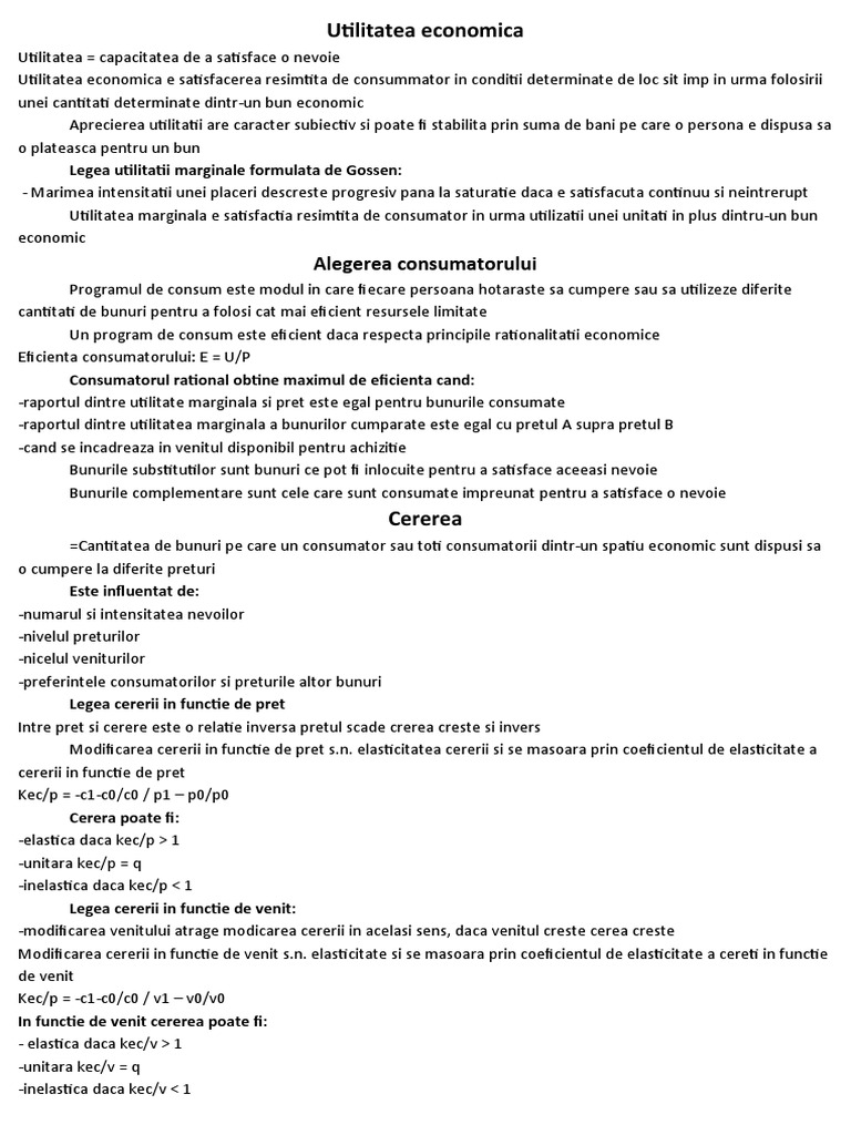 Comportamentul Producatorului | PDF