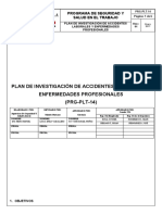 PLT-14 Investigacion de Accidentes y Enfermedades