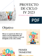 Ciclo IV 2023 Proyecto de debate sobre problemáticas sociales en redes