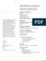 Nonkululeko CV PDF