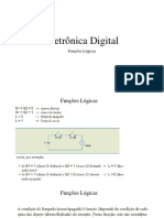 Eletrônica Digital Aula 03 - Funções Lógicas