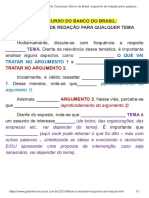 Esqueleto de Redação para Qualquer Tema PDF