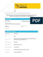 ¡Hola Carlos Alonso!: Hemos Recibido Tu Documento, El Día 27/02/2023 A Las 16:26:39h