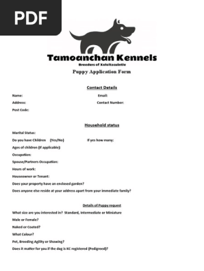 Puppy Application