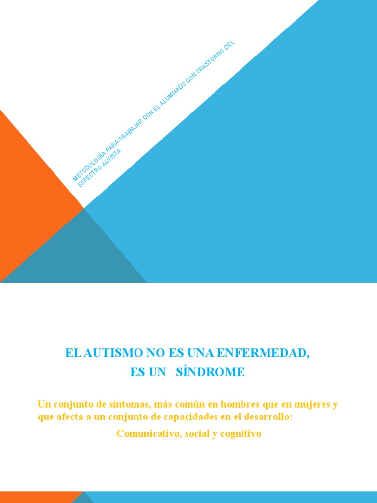 Power Metodologia Tea | PDF | Salón de clases | Espectro autista