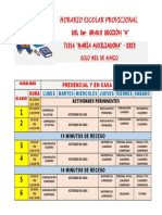 Horario Escolar Provicional 2023