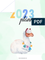 Planner 2023 Llama