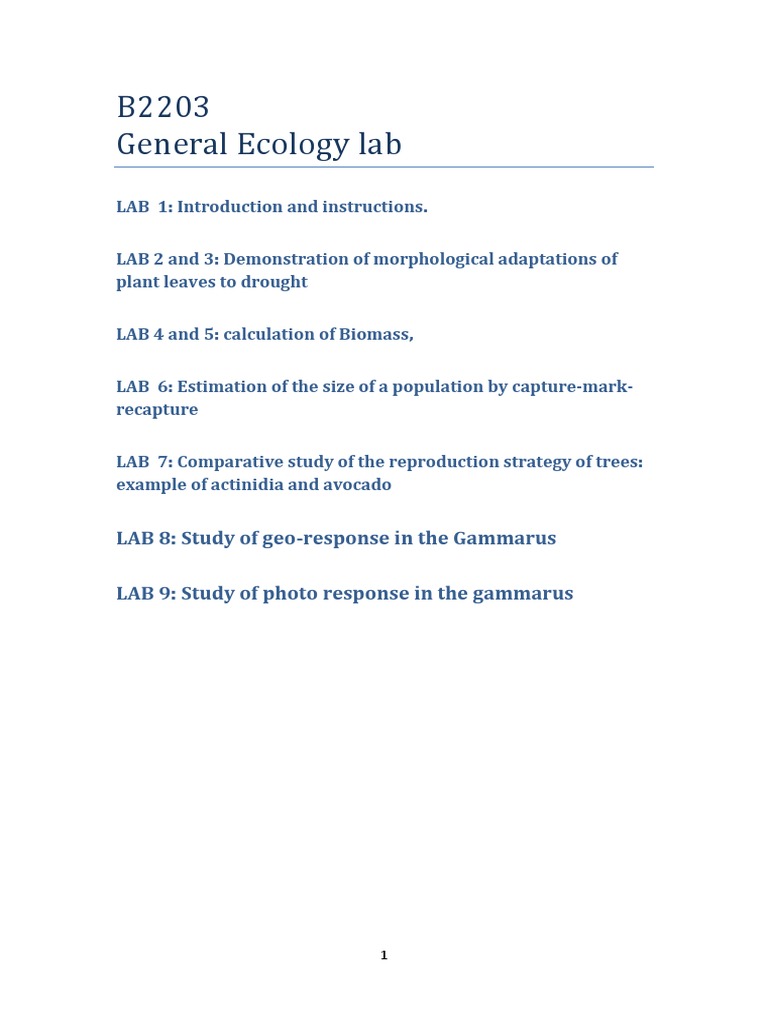 Zoology Lab PDF Leaf Laboratories