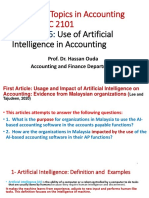 6 Use of Artificial Intelligance