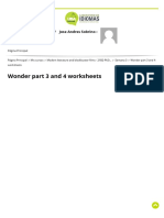 21B2-PU01LF0201 - Wonder Part 3 and 4 Worksheets