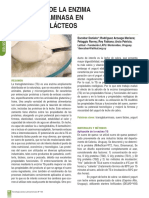 Aplicacion de La Enzima Transglutaminsa en Productos Lacteos PDF