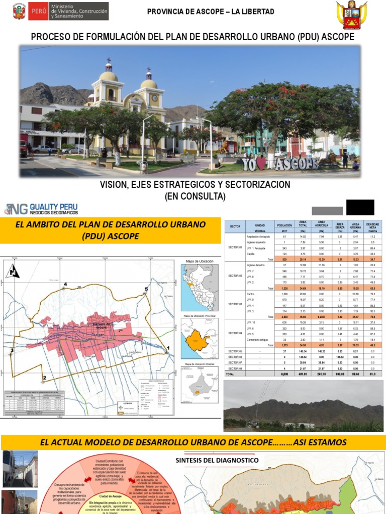 Plan de Desarrollo Urbano Ascope 2023 | PDF | Residuos | Contaminación