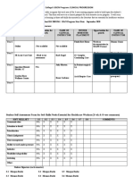 Clinical Progression Form and Soft Skills Year 3