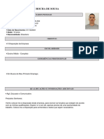 Curriculo de Rian Rocha de Sousa Criado em 11 01 23 As GvHdI Minha Pagina Inicial PDF