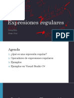 Tema 4 - Expresiones Regulares - AN - 2023 PDF