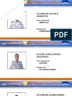 Coast Guard Commanders Profiles