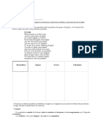 Ejercitación - Acentuación, Separación en Sílabas