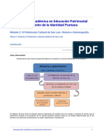 Modulo 2.historia y Patrimonio Cultural Material de San Luis - Clase 2