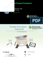 Program Governance Framework