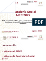 Capacitacion Contraloria Social AIEC 2022 OAXACA