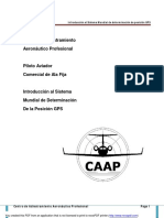 Centro de Adiestramiento Aeronáutico Profesional: Introducción Al Sistema Mundial de Determinación de Posición GPS