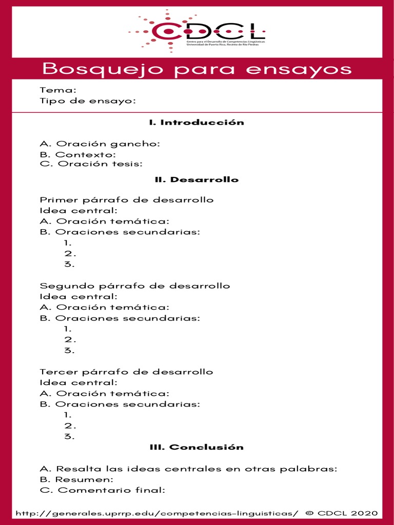 Como Hacer Un Bosquejo Tematico – AJYXSP