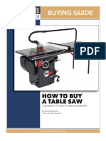 How To Buy A Table Saw 2022