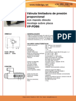 HYDAC 09 Válvula Limitadora de Presión PDF