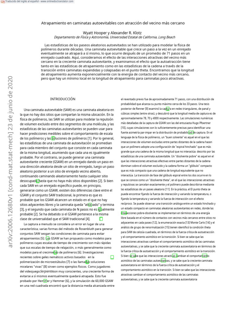 Trapping In Self Avoiding Walks With Nearest Neighbor Attraction En