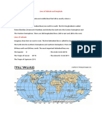 Lines of Latitude and Longitude