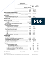 Cummins 6CT/6CTA-D(M) Marine Engine General Data Sheet