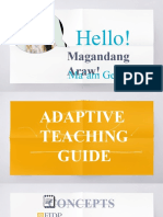 Adaptive Teaching Guide