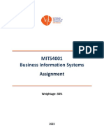 MITS4001 Assignment - 2023 S1 PDF