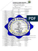 Lyceum of Camalaniugan 3rd Quarterly Exam Review