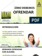 Cómo Debemos Ofrendar