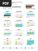 BSKL International School Academic Calendar