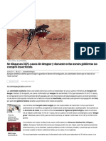 Se Disparan 312% Casos de Dengue y Durante Ocho Meses Gobierno No Compró Insecticida