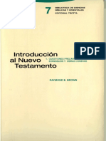 Raymond Brown - Introduccion Al Nuevo Testamento 01 PDF