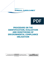 GLOBAL MIN-MET - EMS-L2-004 r00 Procedure On Compliance Obligation