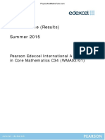June 2015 (IAL) MS - C34 Edexcel