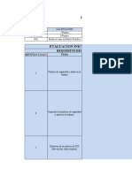 Lista de verificación diagnóstica SST empresa