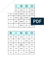 Bingo Cards