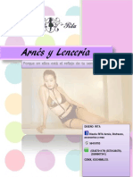 Catalogo Arnes Pierneras Lencería Diseño Rita