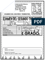 Examen Del Segundo Trimestre