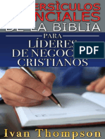 25 Versículos Esenciales de La Biblia para Líderes de Negocios Cristianos