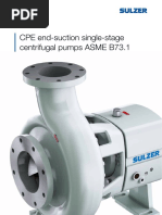 Sulzer Brochure CPE en L | PDF | Pump | Bearing (Mechanical)