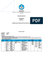 Silabus MTK Kelas 4 Genap 9 Komponen