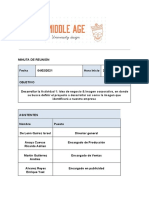 Reunión de desarrollo de idea de negocio y imagen corporativa