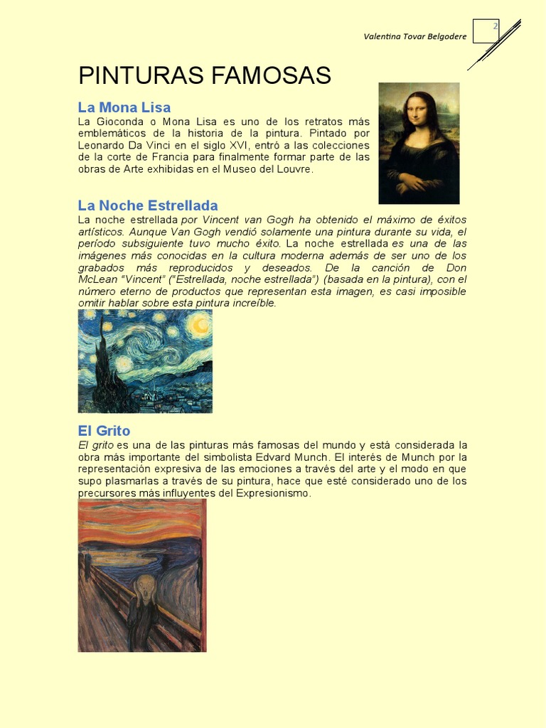 Obras Maestras de la Pintura | PDF | Pinturas | Las artes
