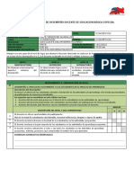 Ficha de Monitoreo Docente de Aula